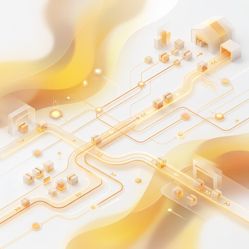 Cyberpunk Logistics Background